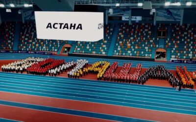 В Астане состоялся флешмоб, посвящённый завершению Года рабочих профессий